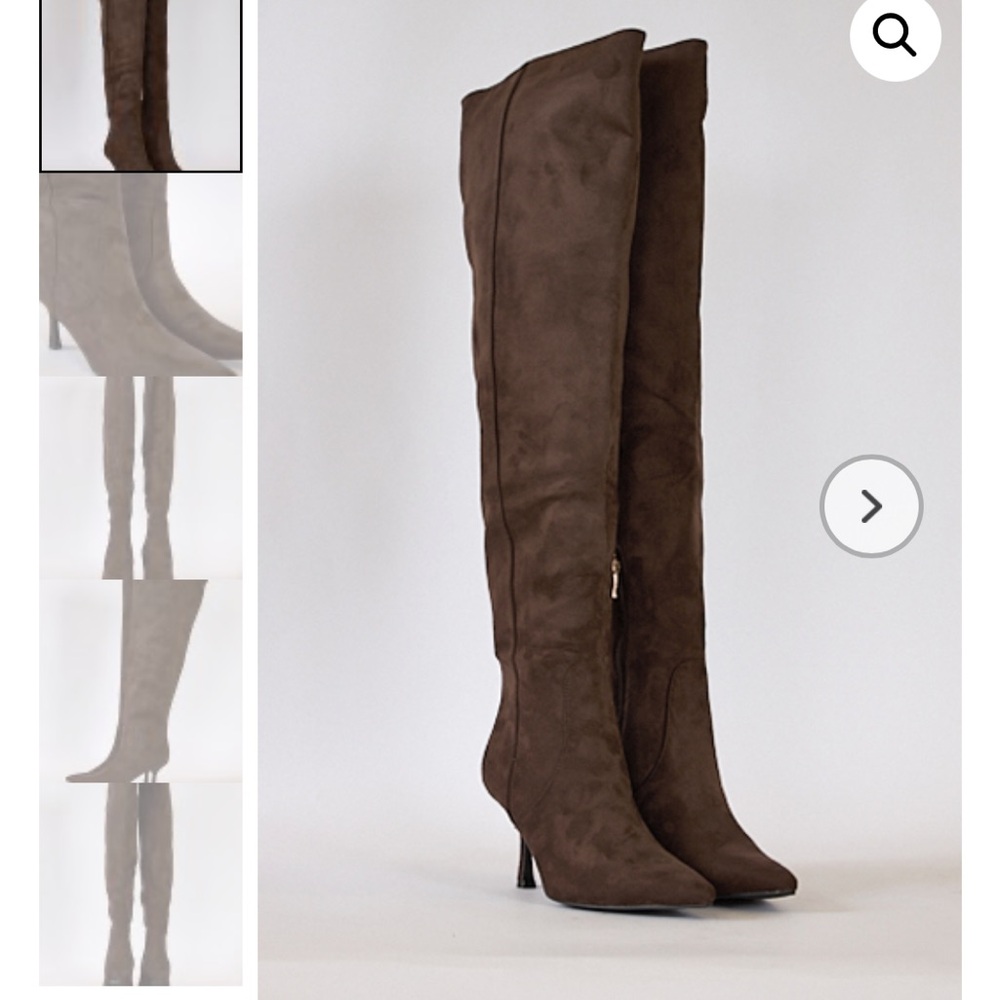 NWT Billini Dark Brown suede Over-the-Knee Boots